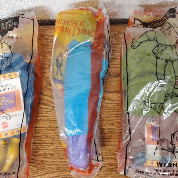 Action Figues - New Disney The Hunchback of Notre Dame - Burger King - Lot of 4 - Picture 9 of 10